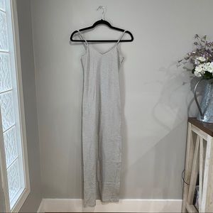 Black & White Striped Maxi Dress